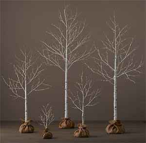 How to Make an Artificial Birch Forest with Lights