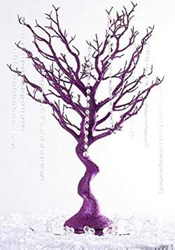 Mini Purple Manzanita Tree Centerpiece vor Tables, Parties, Holiday Decor