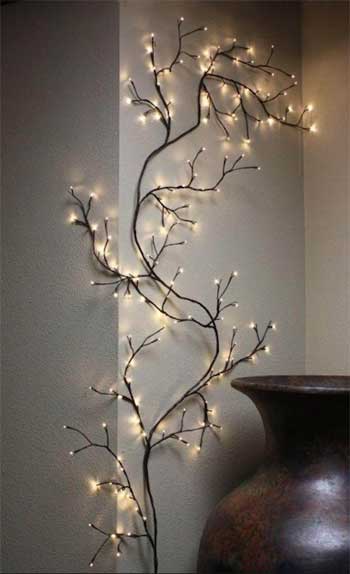 Tall Decorative Branches with Lights