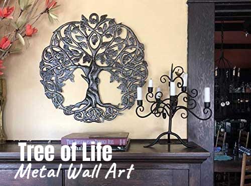 Handmade Tree of Life Metal Wall Art for Sale